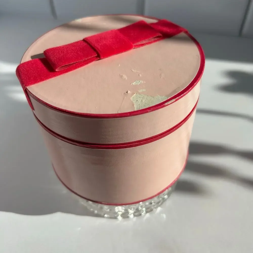 Sincerely Ambree Perfumed Dusting Powder Vintage Glam Hot Pink Poof